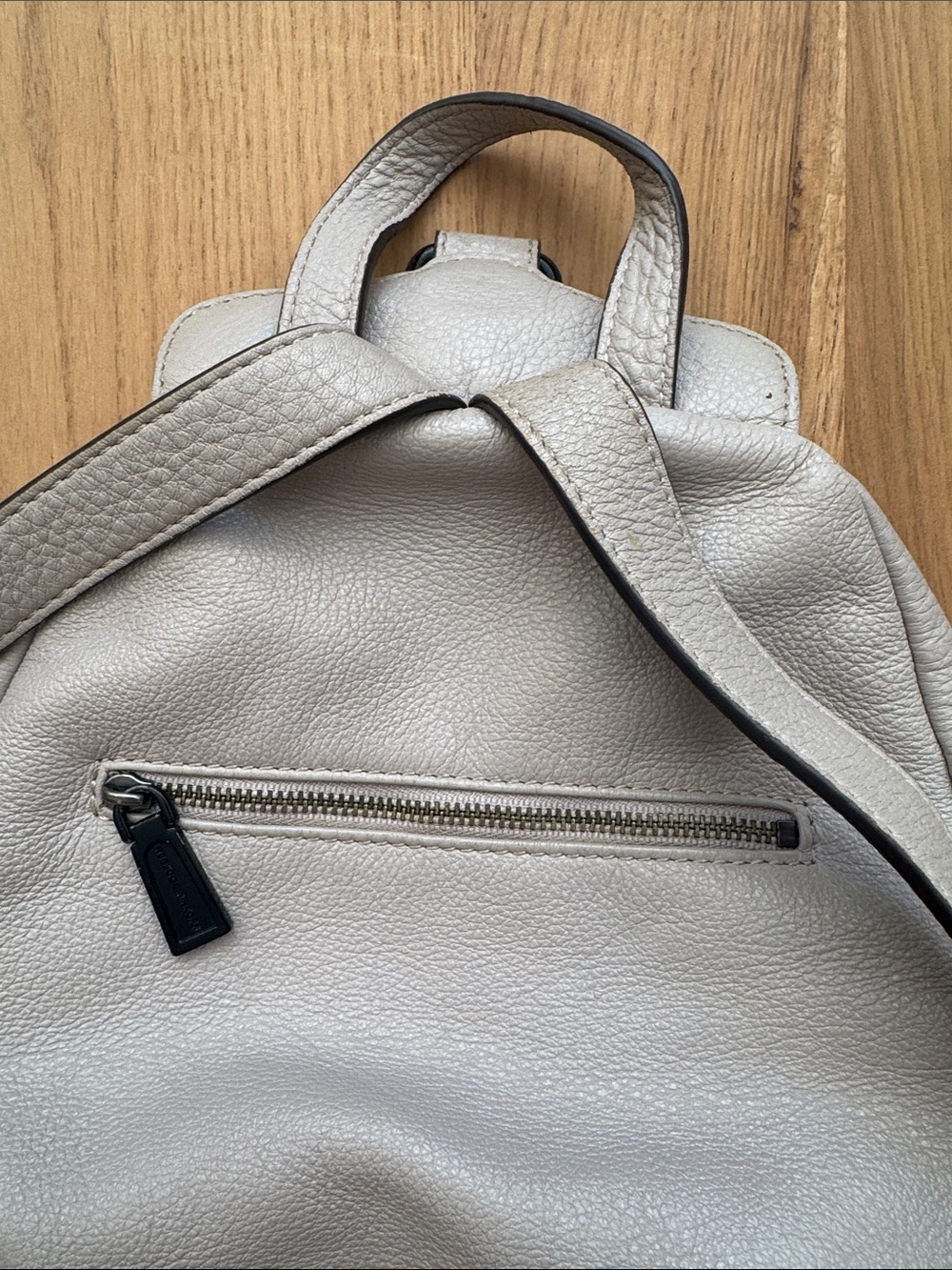 Rebecca Minkoff Taupe Leather Backpack - Picture 7 of 11